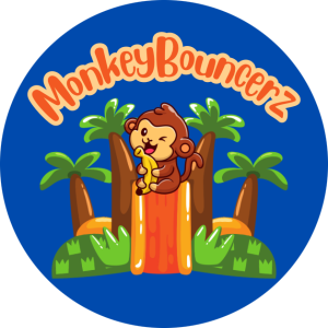 Bounce house rentals logo - MonkeyBouncerz