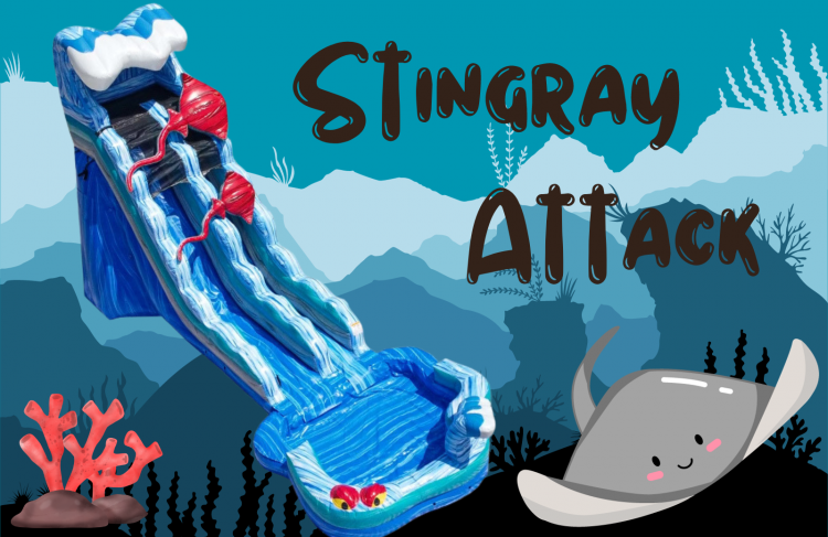 Attack of the Stingrays - Mega Slide